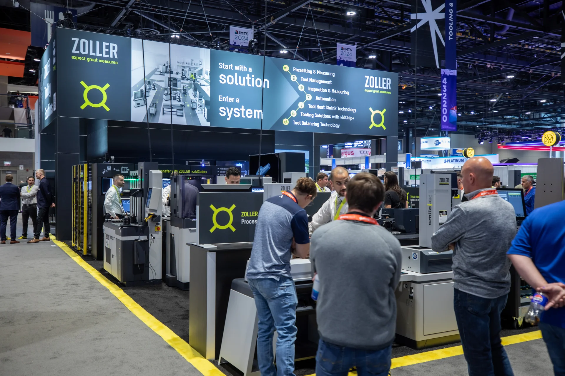 ZOLLER booth at IMTS 2024