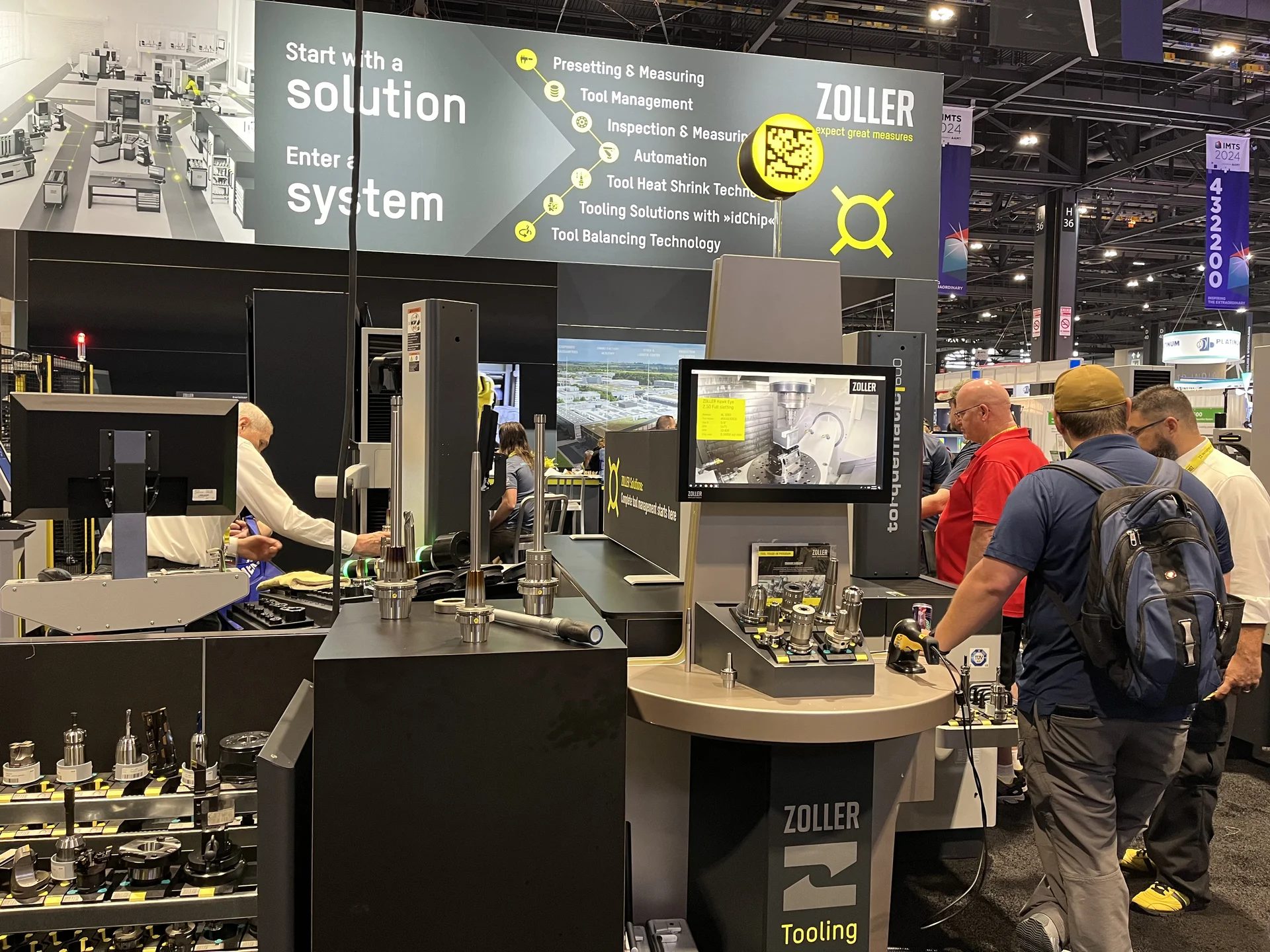 ZOLLER booth at IMTS 2024