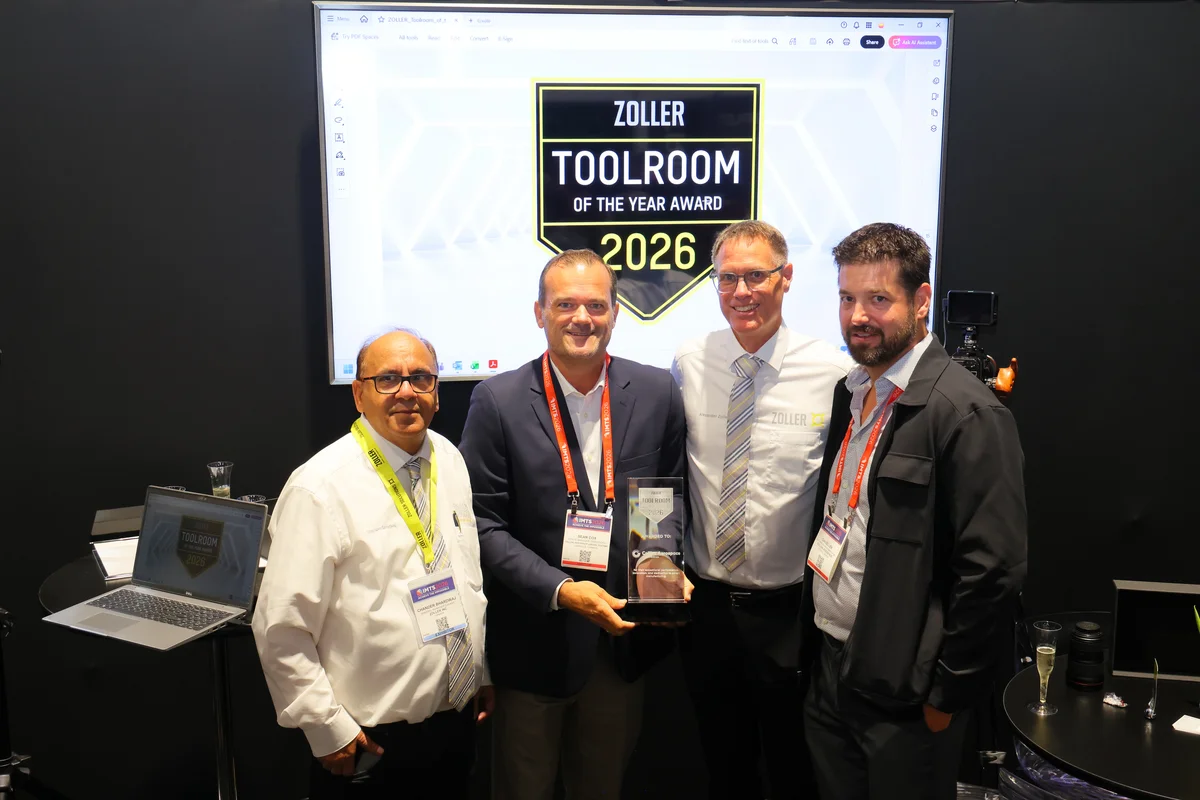 The ZOLLER Toolroom of the Year award recognizes industry