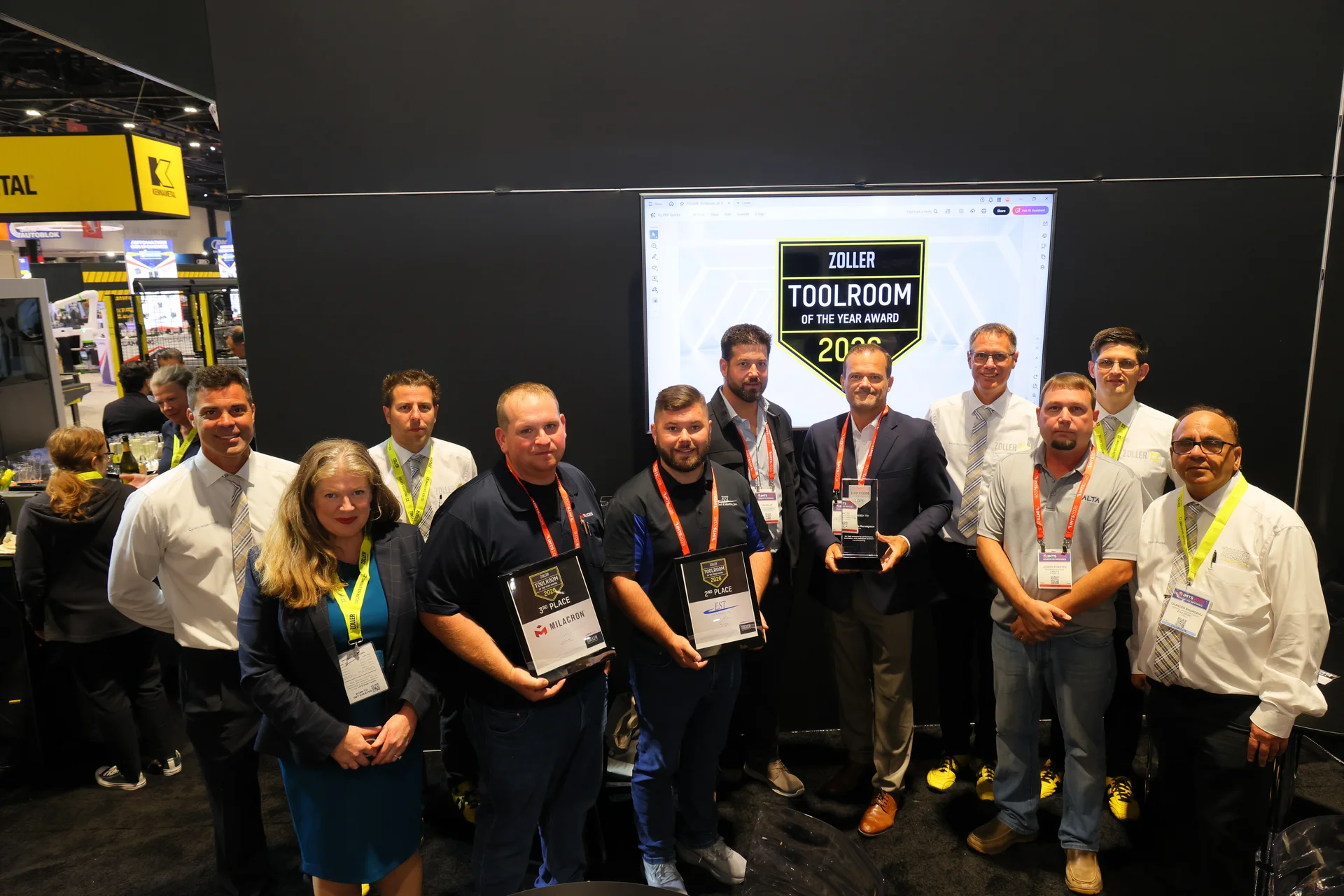 The ZOLLER Toolroom of the Year award recognizes industry